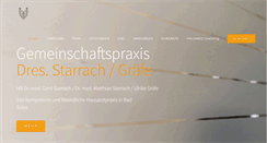 Desktop Screenshot of gemeinschaftspraxis-starrach.de